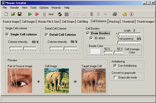 Mosaic Creator Screenshot